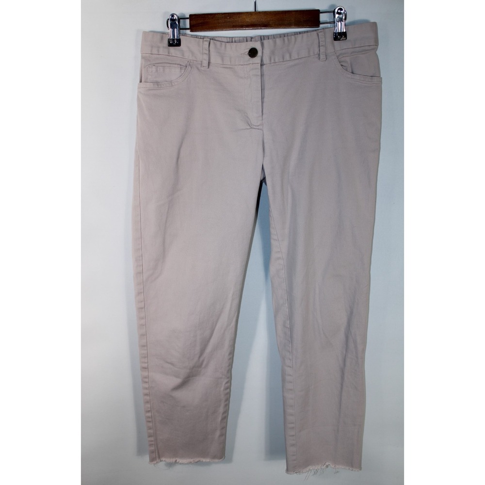 Hatch Women's Size 1 Beige Elastic Waist Stretchy Maternity Pants